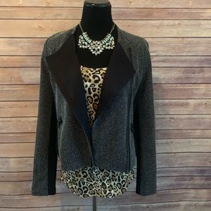 FREEBIE Apt 9 tweed moto blazer
